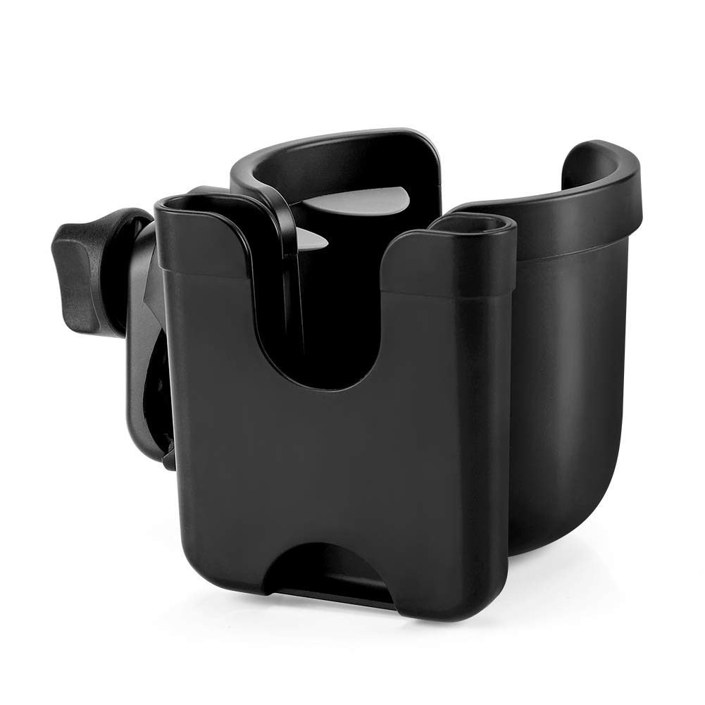 Accmor Stroller Cup Holder with Phone Holder, Bike Cup Holder, Walker Scooter Wh