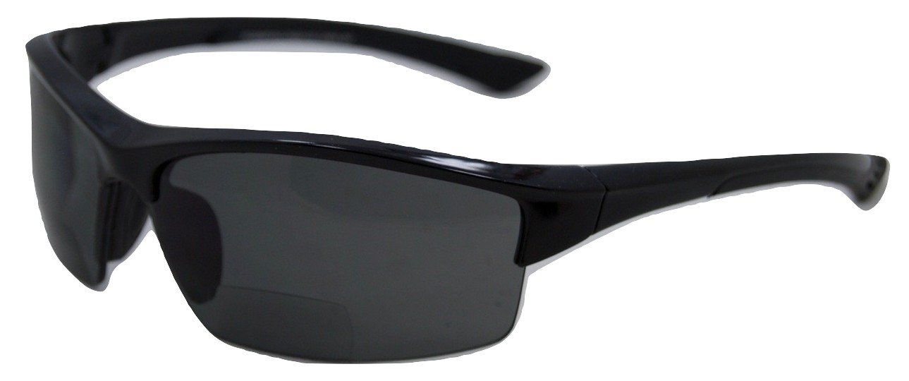 In Style Eyes Magnificent Maui Wrap Around Bifocal Sunglasses - Semi-rimless Fra
