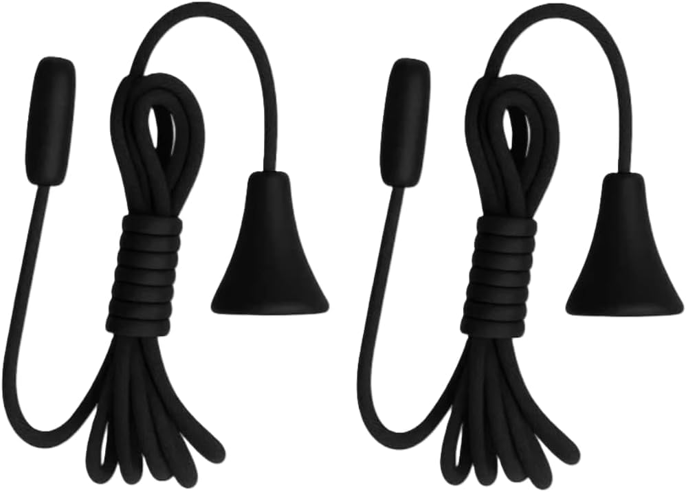 Taps2Traps 2pcs Replacement Black Pull Cord for Bathroom Ceiling Switch, Nylon S