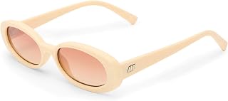 Le Specs Outta Love Retro 90s Vintage Oval Sunglasses for Women and Men
