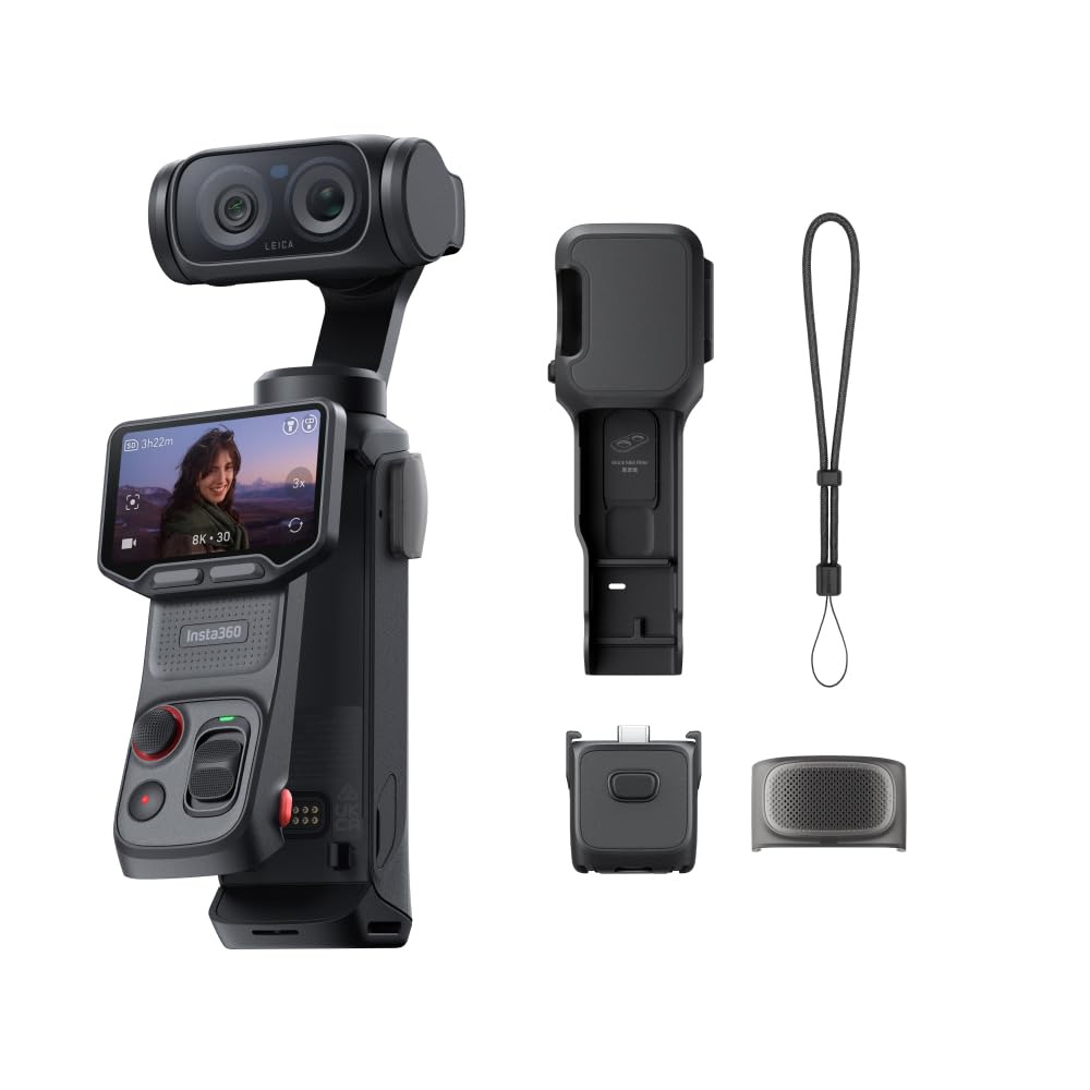 Insta360 Luna Ultra - 8K Vlogging Camera with Dual Leica Lenses | 15× Zoom, Deta