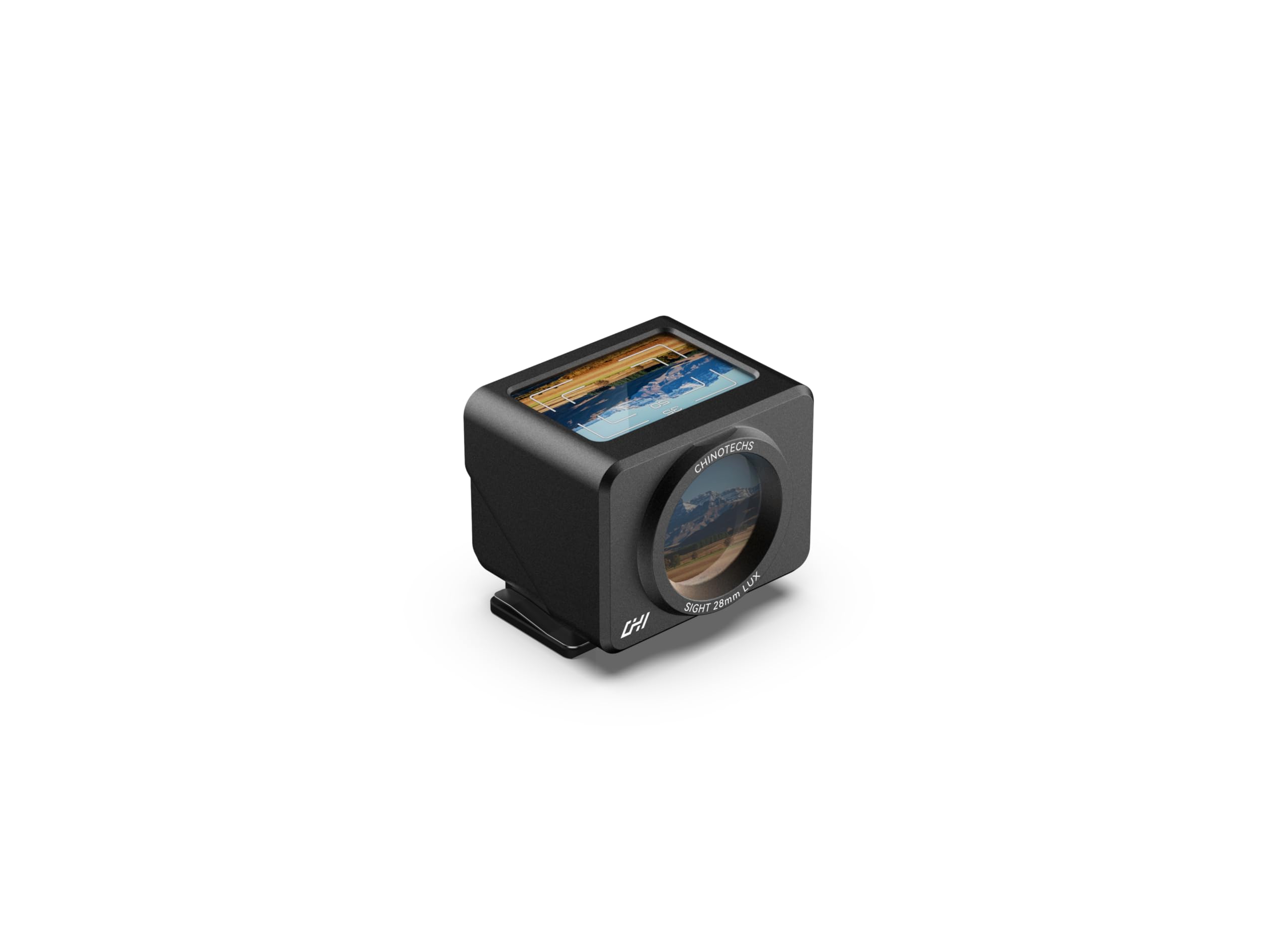 CHI Sight 28mm Optical Waist Level Viewfinder (35/50mm) - Black | All Aluminum B