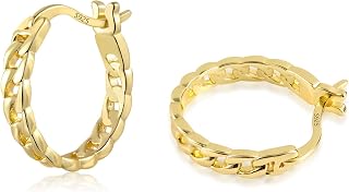 KISSPAT Hoop Earrings for Women, Hypoallergenic, 925 Silver, Gold, Earrings for Women and Girls