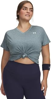 Under Armour Women's Tech Twist Short Sleeve V Neck Plus Tech Twist Short Sleeve V Neck Plus