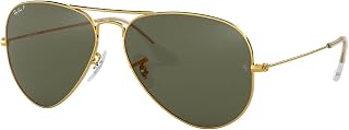 Ray-Ban RB3025 Aviator Large Metal, Occhiali da Sole Unisex Adulto