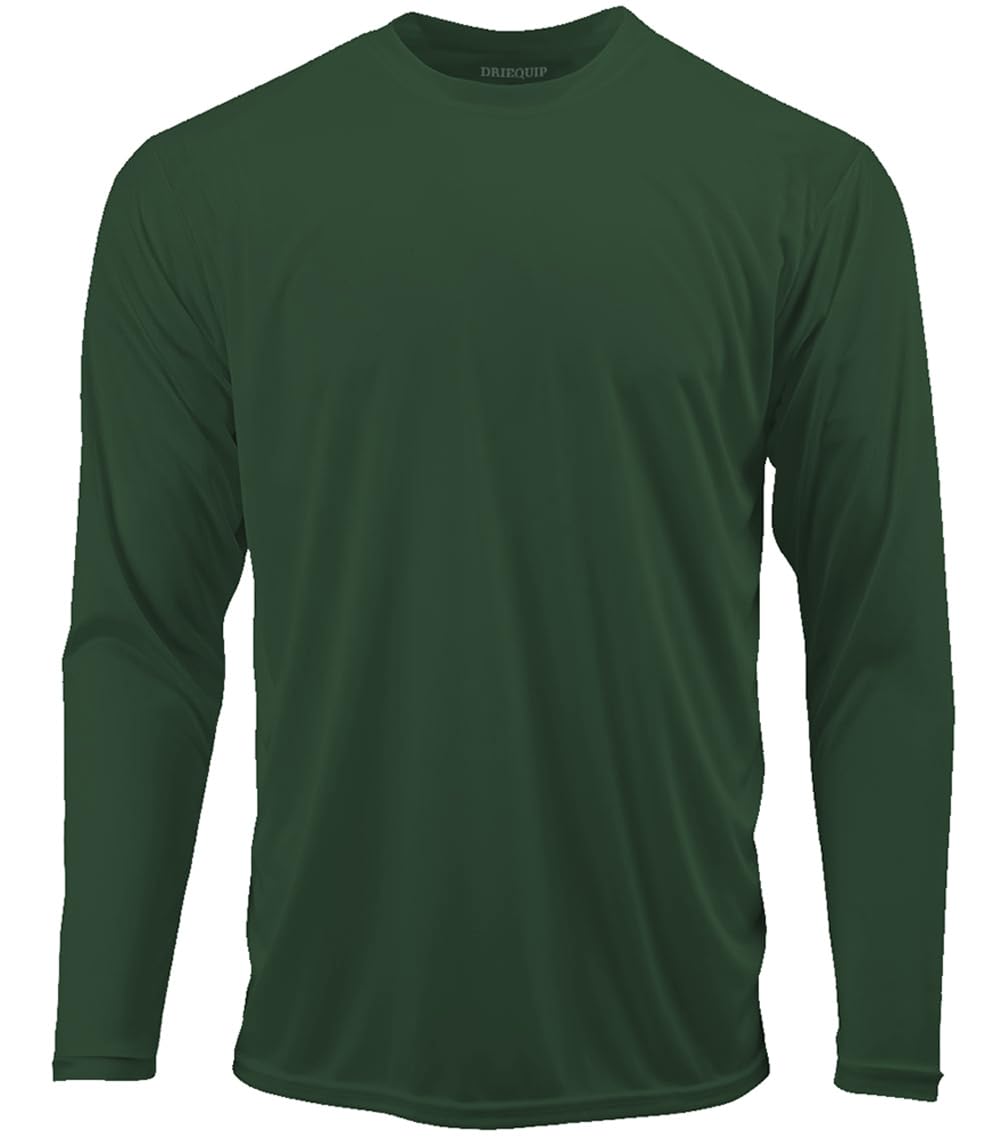 Dri-Equip Moisture Wicking Long Sleeve Sports Shirt