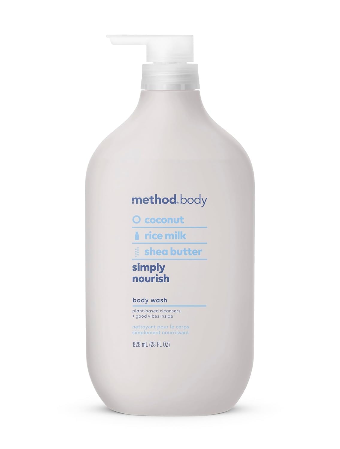 method Body Wash, Simply Nourish, 28 fl oz | Soothing Formula, Leaves Skin Feeli