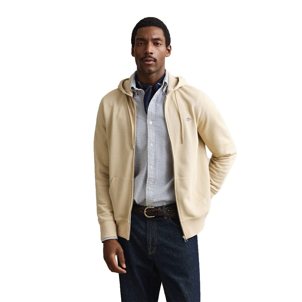GANT Reg Shield Men's Full Zip Hooded Sweatshirt