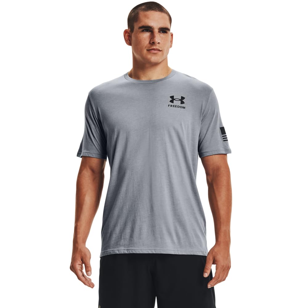 Under Armour New Freedom Flag Sweatshirt Men T-Shirt