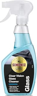 Simoniz Clear Vision Car Glass Cleaner Spray, Window Cleaner For Clear & Streak-Free Windows, Essential Car-Cleaning Products, Rapid Action Windscreen Cleaner For Better Visibility, 500ml