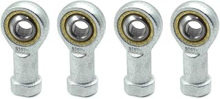 TUOREN Self-Lubricating Female Threaded Connector for Rod End Bearing Inner Diameter 8mm - 4pcs