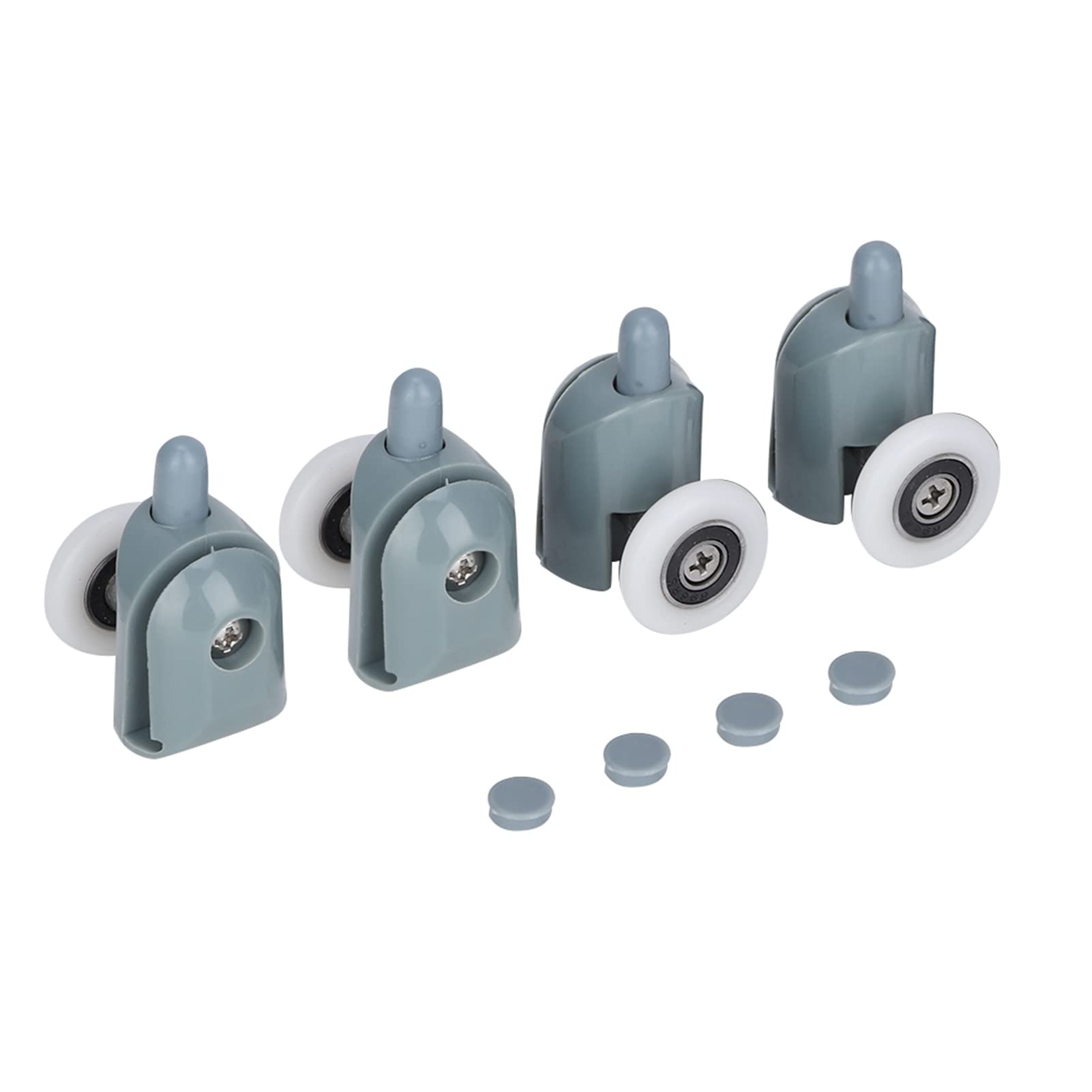 AMONIDA Shower Door Bottom Rollers Stainless Steel Smooth Sliding for Bathroom, 