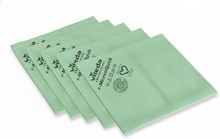 Vileda Professional, R-MicronQuick Recycled Microfibre Cloth, Green, 5 Pieces