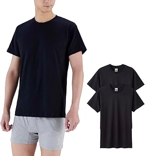 GUNZE(グンゼ) インナーシャツG.T.HAWKINS 綿100% Tシャツ 2枚組 HK10132メンズ