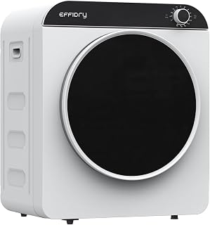 Effidry 110V Portable Clothes Dryer 830W Compact Laundry Dryers 2 cu.ft Electric Machine with Stainless Steel Tub for Apartment,RVs,Dorms,12LBS drying machine Clothing Dryer secadora portatil de ropa