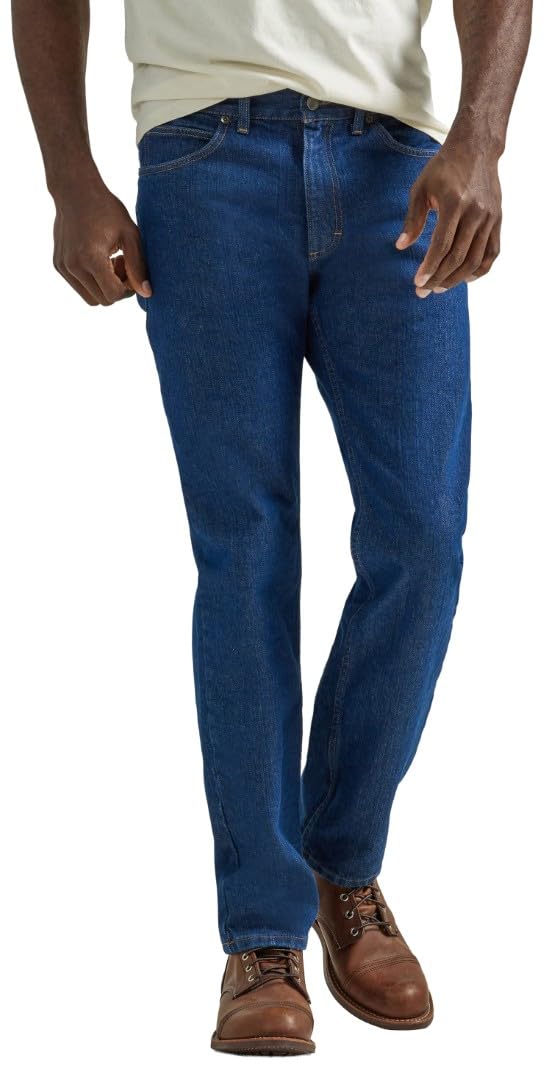 LEE - Mens Jeans - Regular Straight Fit - Legendary - Double Black