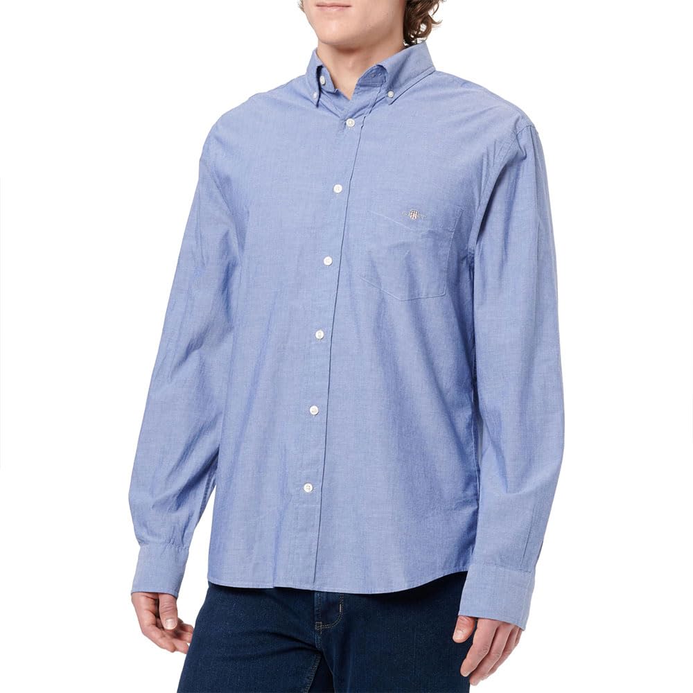 Gant Reg Poplin Men's Elegant Shirt (Pack of 1)