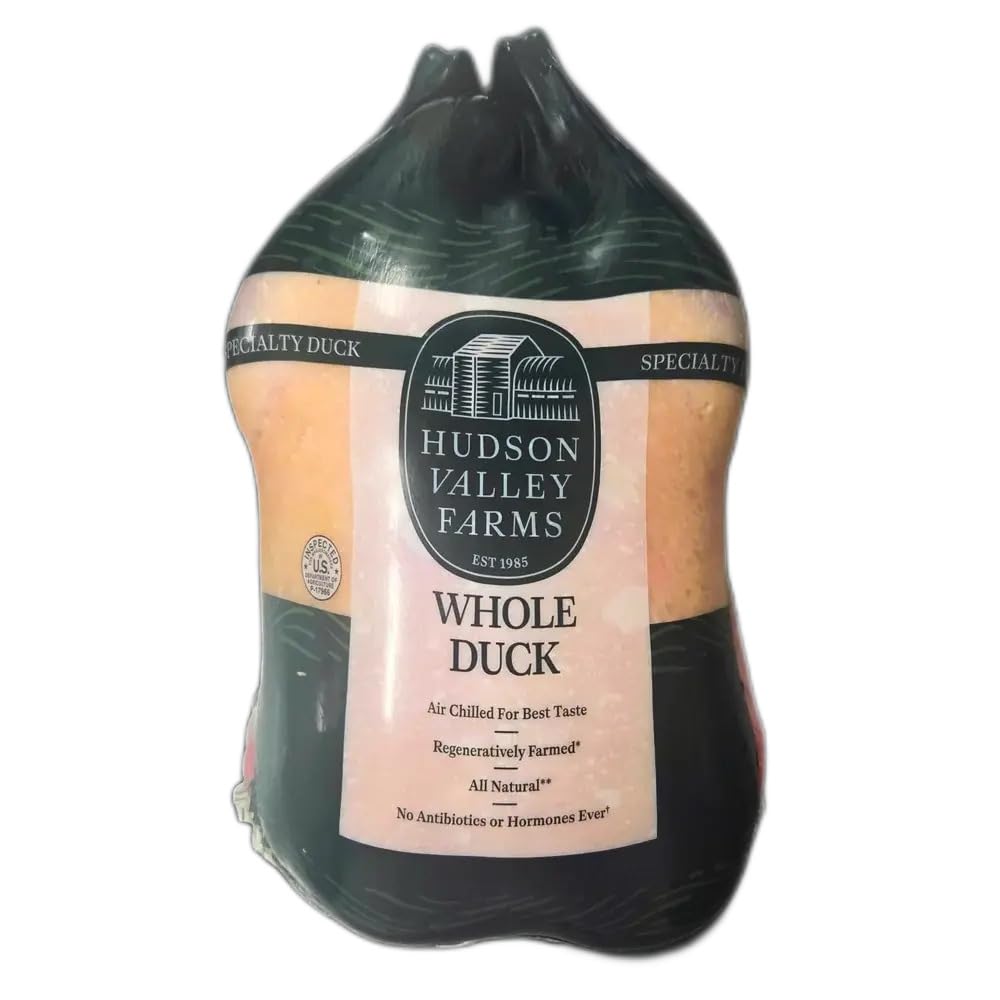 Hudson Valley Farms Whole 6 Lb Duck | Overnight Service | Gourmet Uncooked Moula