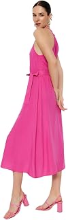 Trendyol Women A-Line Regular Fit Woven Dress Women's Fabric Dress Regular Fit