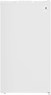 ARCTIC CHEF Mini Refrigerator with Freezer/Ice Cube Compartment - White | Compact Fridge with Adjustable Thermostat Control, Reversible Doors, Ideal for Dorm, Office, RV, Garage, Apartment, 3.1 CU FT