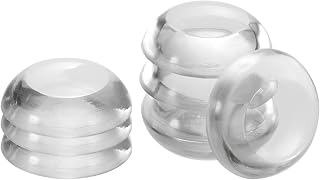 12 Pack Silent Door Stoppers Stickers Reusable Clear Rubber Door Stopper for Home Office Door Knob Protector Wall Protector 3cm