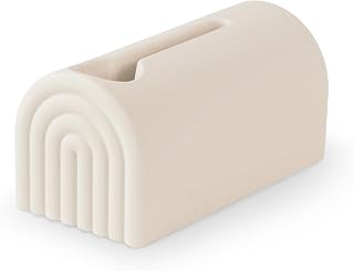 mushie Bath Spout Cover | Soft Silicone Bathtub Faucet Safety Guard for Kids | Universal Fit (Shifting Sand)