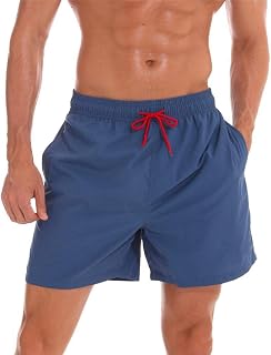 Arcweg Men's Swimwear, Men's Swimming Costumes, Sea Swimwear, 100% Polyester, Quick Drying Beach Shorts Swimming Pool