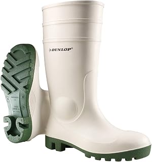 DUNLOP Pricemastor – Classic Waterproof Wellies for Men and Women – Lightweight and CE Certified – Durable PVC Wellies for Work & Leisure – Black – UK Sizes 2.5 to 13