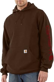 Carhartt Men's Loose Fit Midweight Logo Sleeve Graphic Sweatshirt