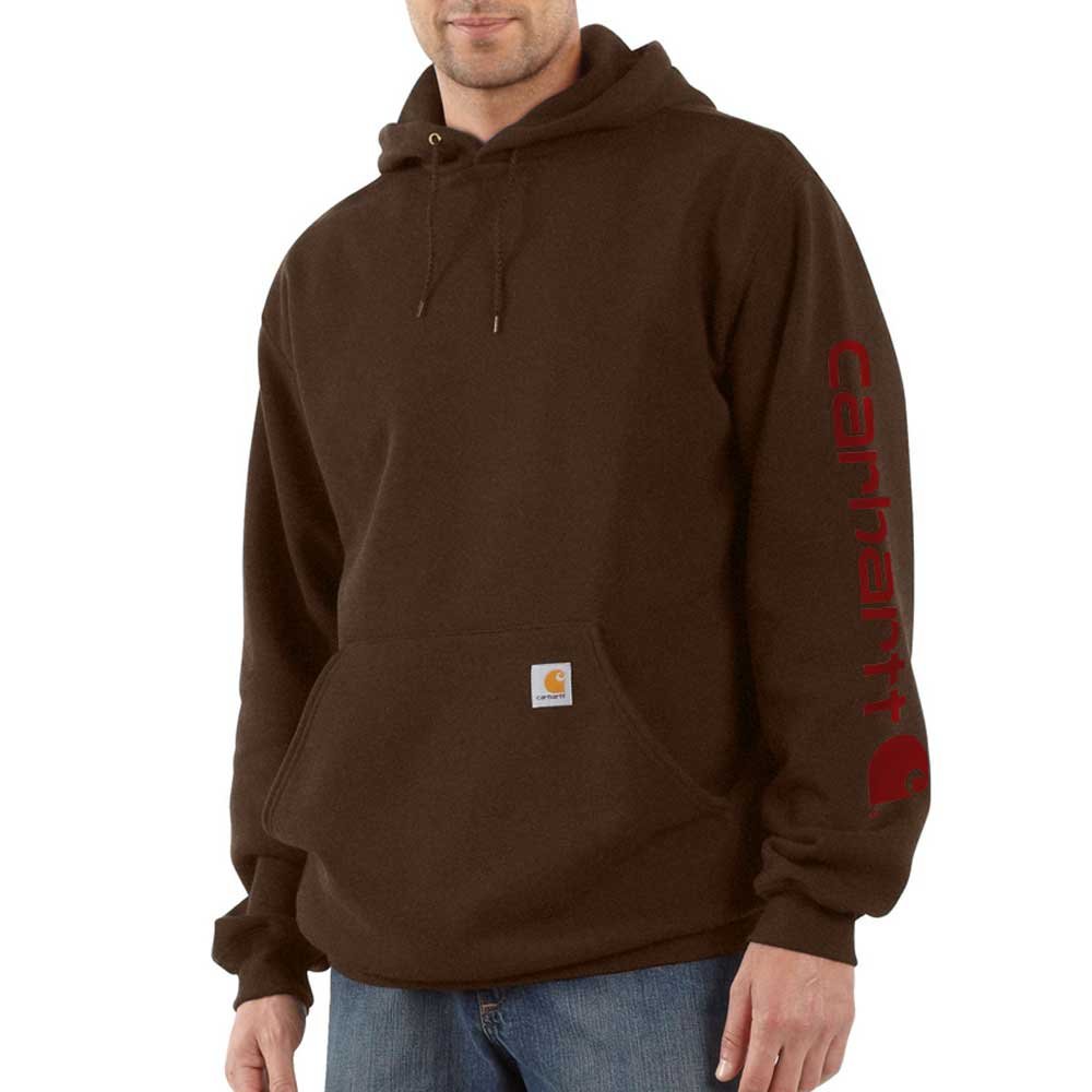 Carhartt Men's Loose Fit Midweight Logo Sleeve Graphic Sweatshirt