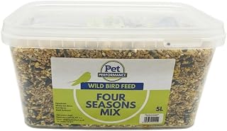 Copdock Mill Pet Performance Wild Bird Four Seasons Mix 5 Litre Tub | All Year-Round Wild Bird Seed, 100% Natural Ingredients, Suitable for All Wild Bird Species