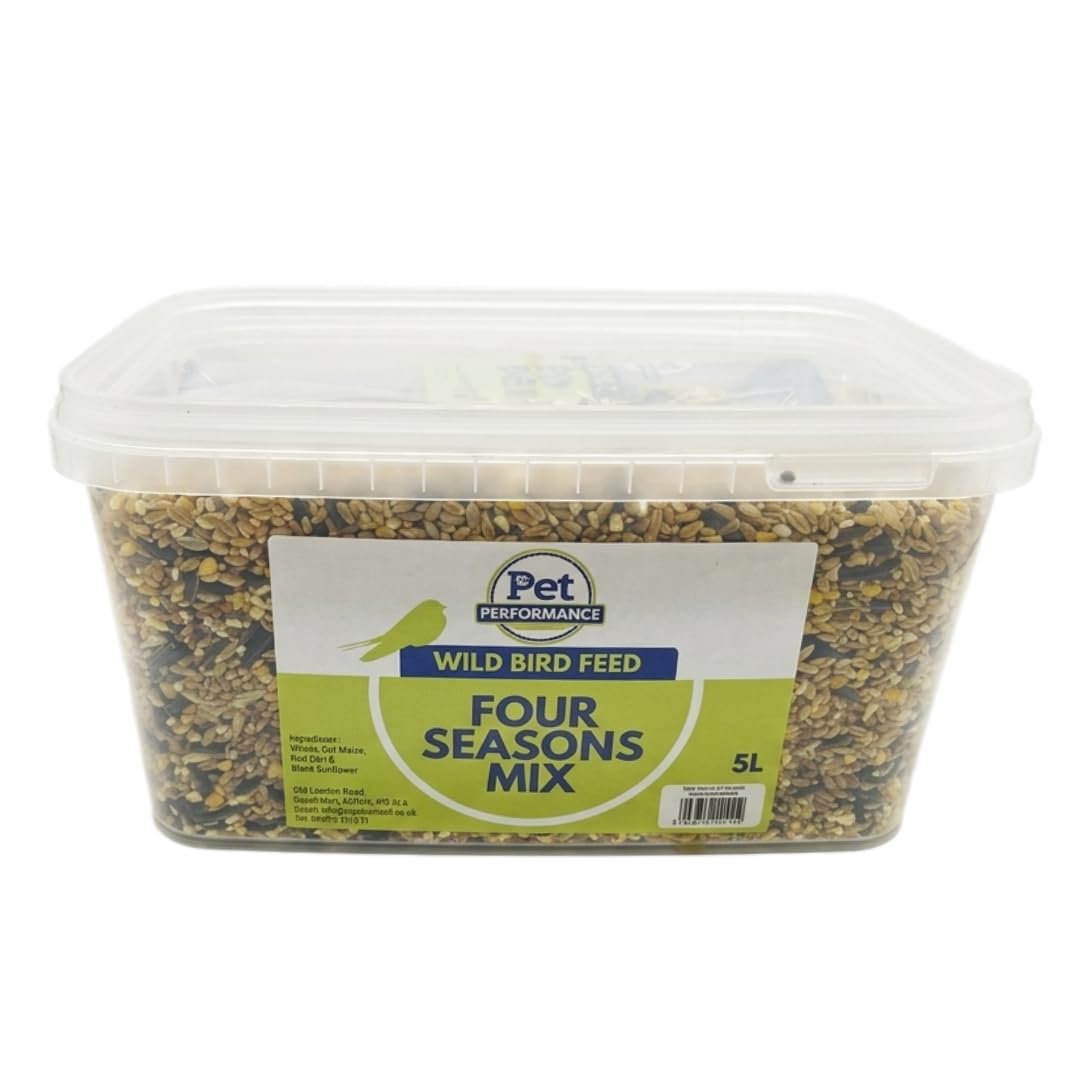 Copdock Mill Pet Performance Wild Bird Four Seasons Mix 5 Litre Tub | All Year-R