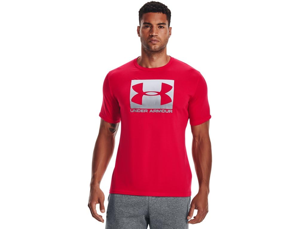 Under Armour UA Boxed Sportstyle, Men's T-Shirt, Academy/Red, XL