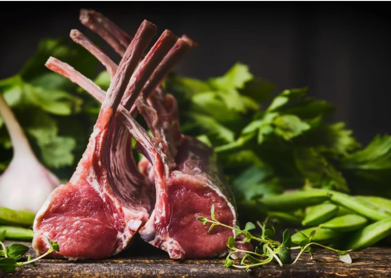 New York Steak & Seafood Frozen New Zealand Rack of Lamb - 14-16 oz Each French 
