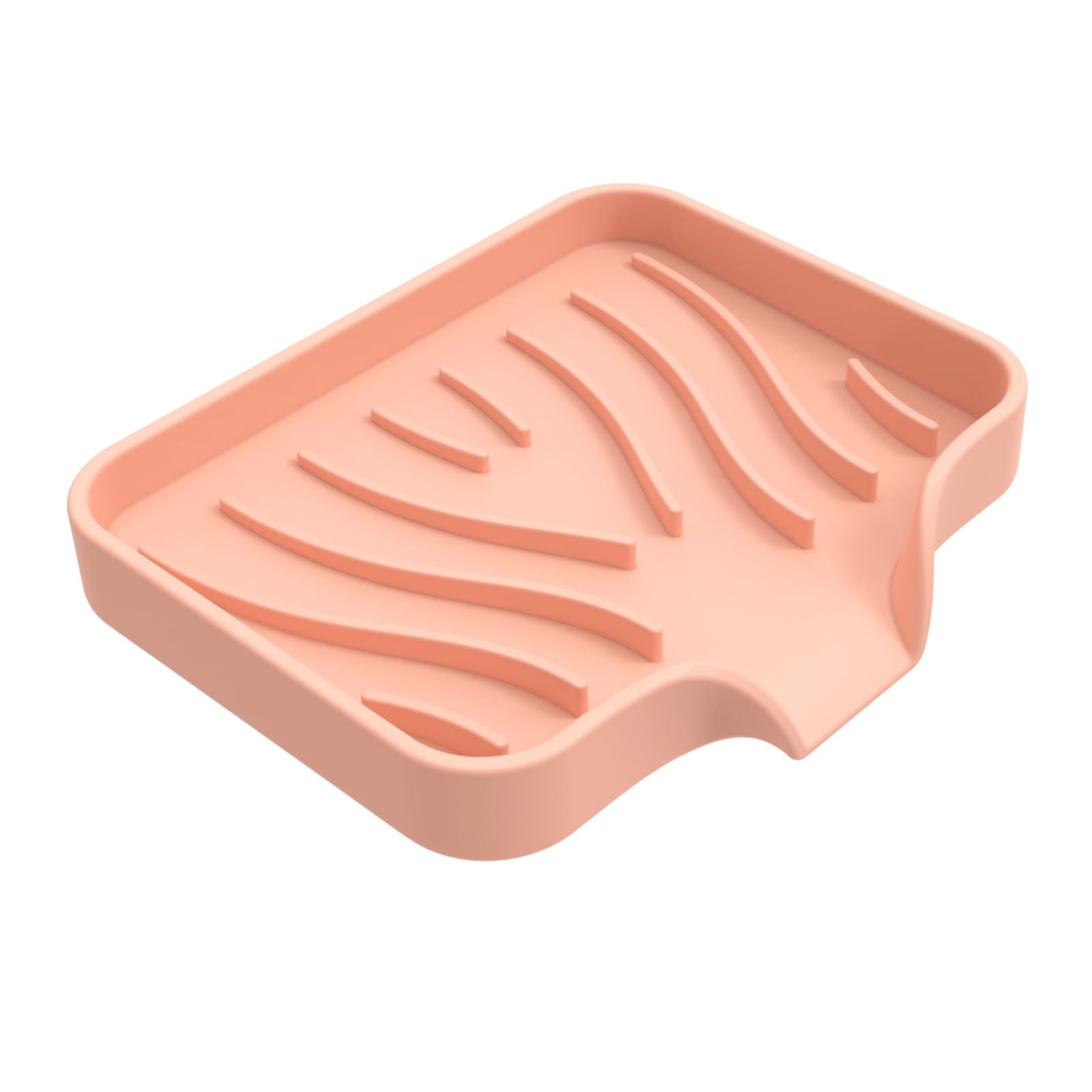 Silicone Soap Dish Bar Soap Holder, 2 Self Draining Soap Trays shower, bathroom,