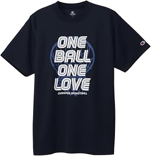 Champion(チャンピオン) Tシャツ 半袖 丸首 抗菌防臭 速乾 グラフィックプリント ショートスリーブTシャツ バスケットボールC3-ZB314メンズ
