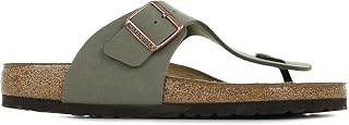 Birkenstock Unisex's Ramses Birko-Flor Nubuck Sandals, Beige Nubuck Stone, 5.5 UK