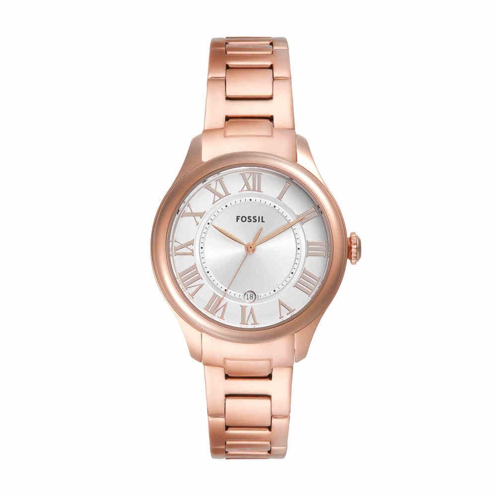 Fossil Gilmore Women's Quartz Movement Three Hands Date Watch with Stainless Ste