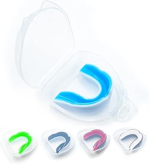 AITUSI Kids Youth Mouth Guard for Sports, 5 Pack | Boys Girls Mouthguard for Football Boxing MMA Lacrosse Basketball Hockey Wrestling