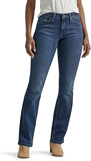 Lee Legendary Mid Rise Bootcut Jeans, Compass, 18, Women's