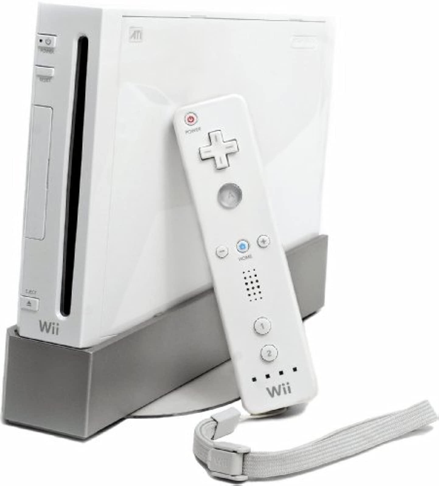 Nintendo Wii Console - GameCube Backwards Compatible Model (RVL-001, White) (Ren