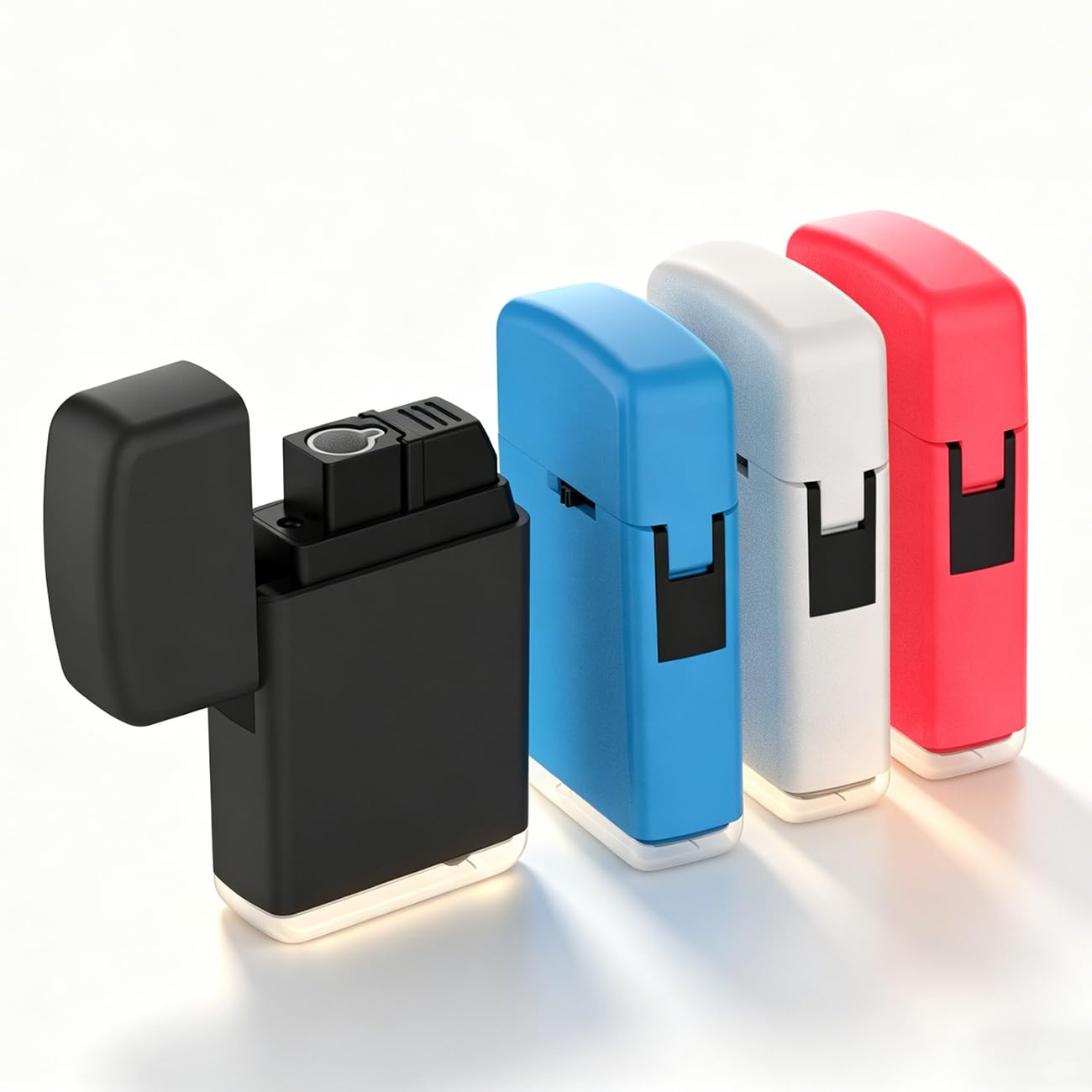 4 Pack Mini Lighter Refillable Butane Lighters, Reliable and Safe Pocket Lighter