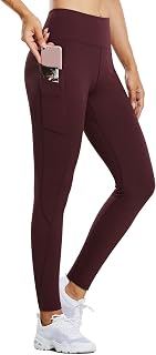 BALEAF Women's Running Pants, Long Pants, High Waist, Water Resistant, Leggings with Pockets