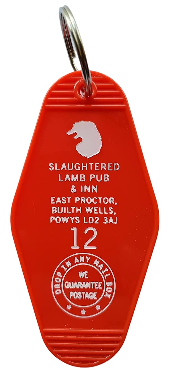 An American Werewolf in London Slaughtered Lamb Pub & Inn Red/White Inspired Key
