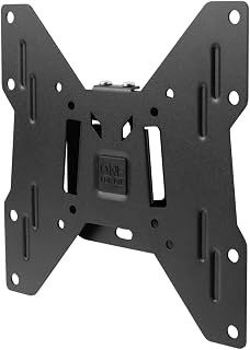 One For All TV Bracket – Fixed Wall Mount – Screen size 13-43 Inch - For All types of TVs (LED LCD Plasma) – Max Weight 50kgs – VESA 75x75 to 200x200 - Black – Smart Line – WM2211