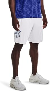 Under Armour men's ua tech graphic shorts-steel,x-large