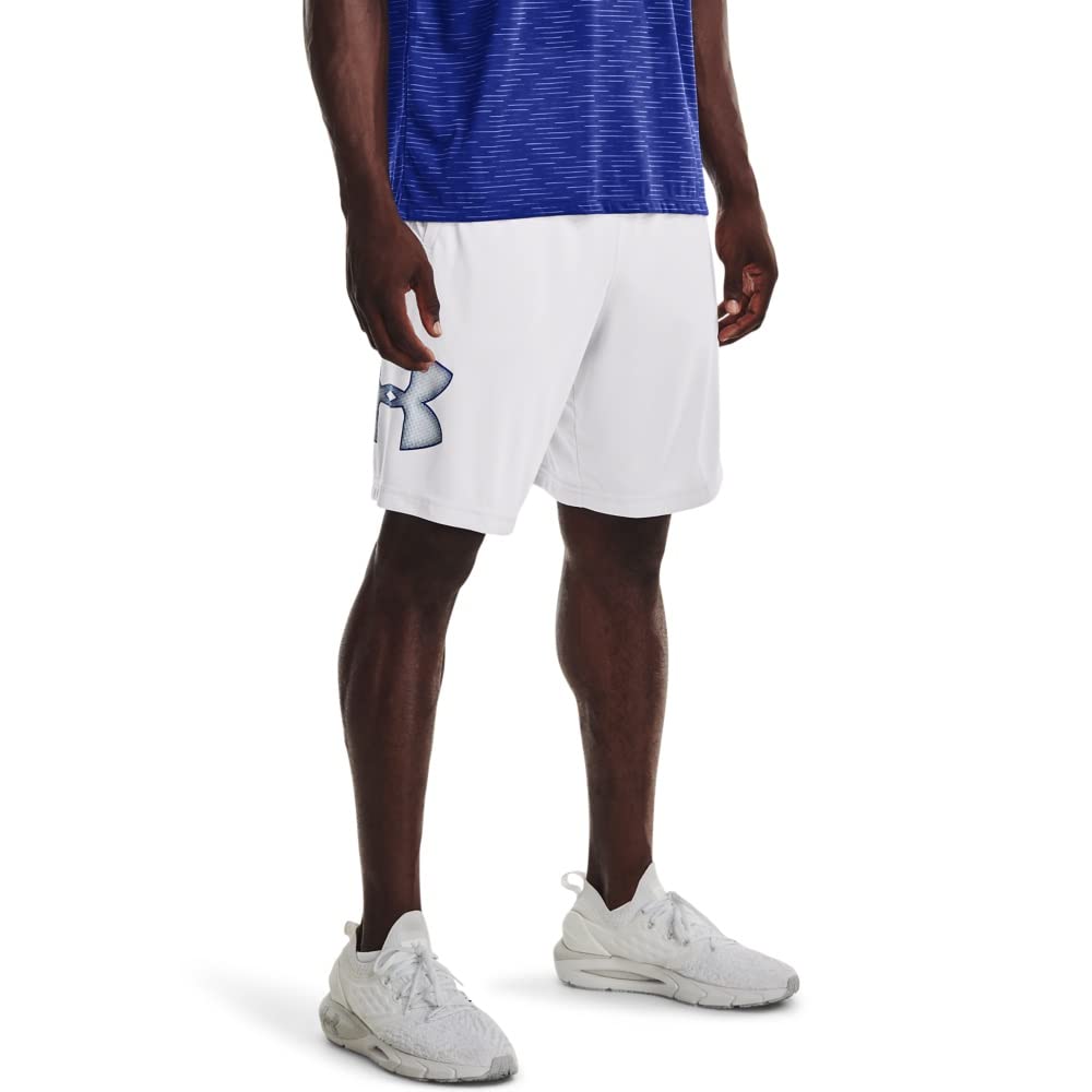 Under Armour men's ua tech graphic shorts-steel,x-large