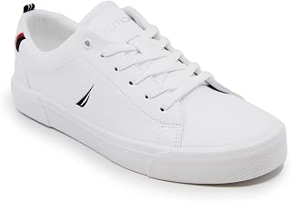 Nautica Men's Galley Lace-Up Boat Shoe, Two-Eyelet Casual Loafer, Fashion Sneaker-Galley-Black Smooth