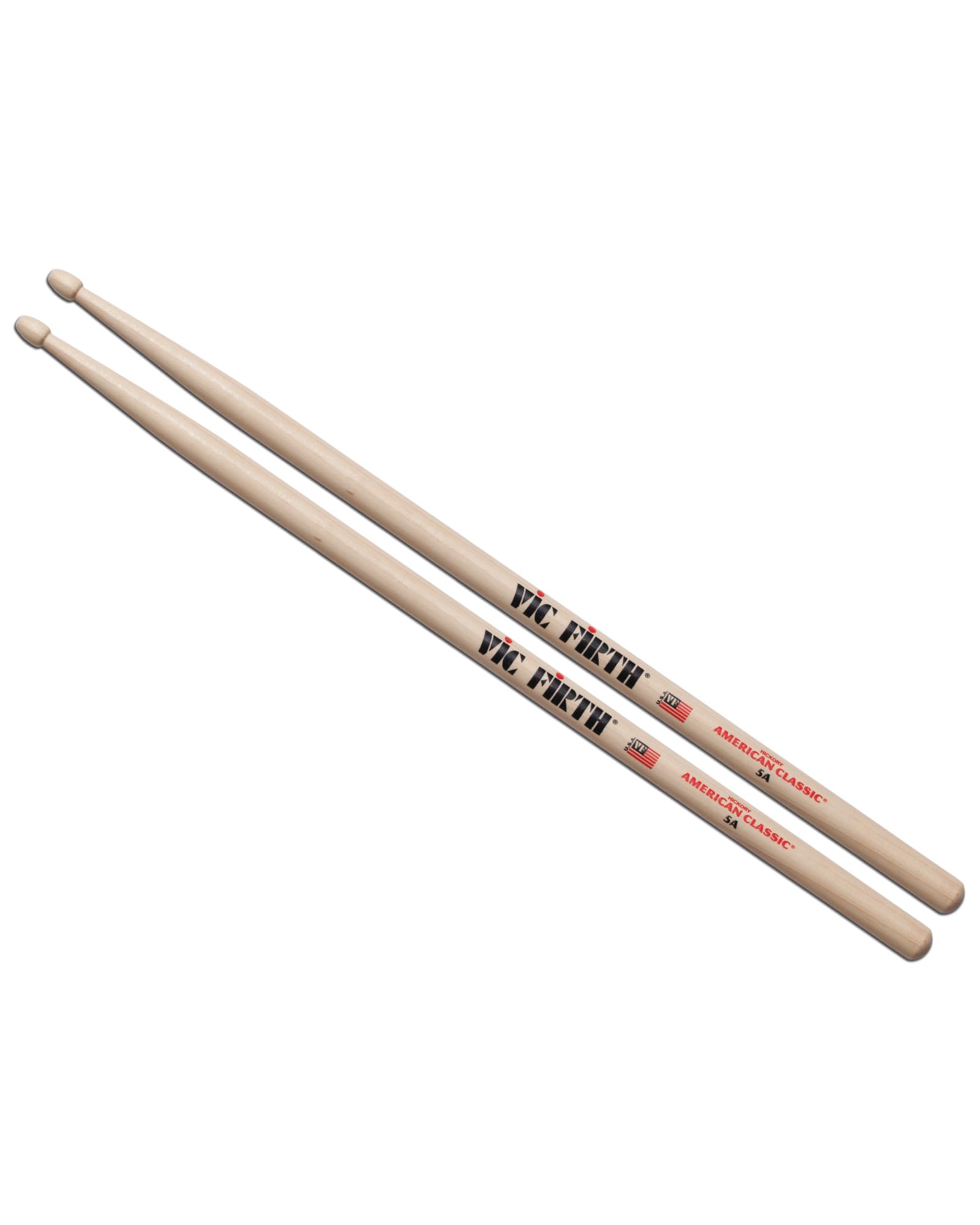 Vic Firth Drumsticks American Classic Series 5A Hickory American Wood Tip