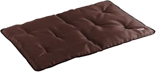 Ferplast Dog & Cat Mat - Washable Dog Bed - Waterproof & Scratchproof - Soft Mat for Cars & Kennels - Jolly - 65 x 48 CM, SM, BROWN